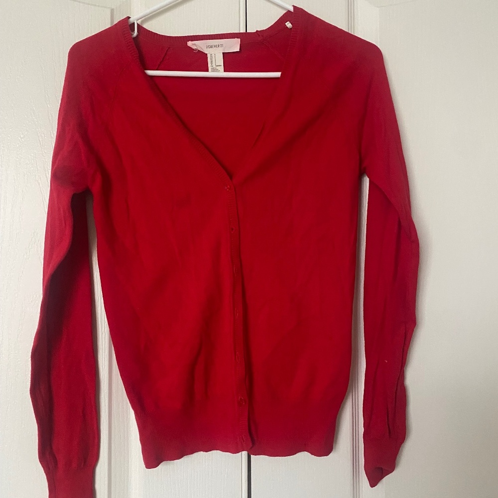 Red Cardigan